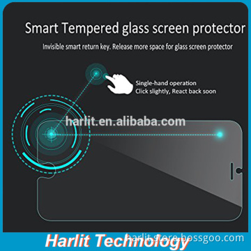 Smart Return Key Tempered Glass Screen Protector for iPhone 6/ iPhone 6 Plus with Virtual Back Button Key